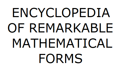 Encyclopedia of Remarkable Mathematical Forms